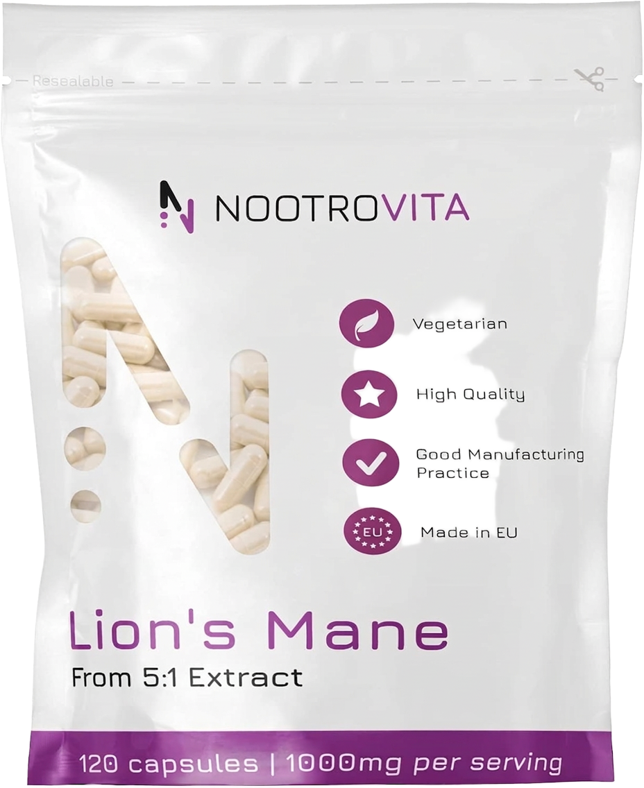 Nootrovita Lions Mane Dual Extract 1000 mg