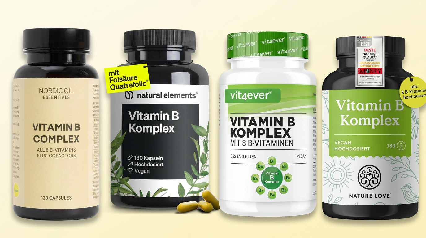 Vitamin B Komplex Produkt-Übersicht